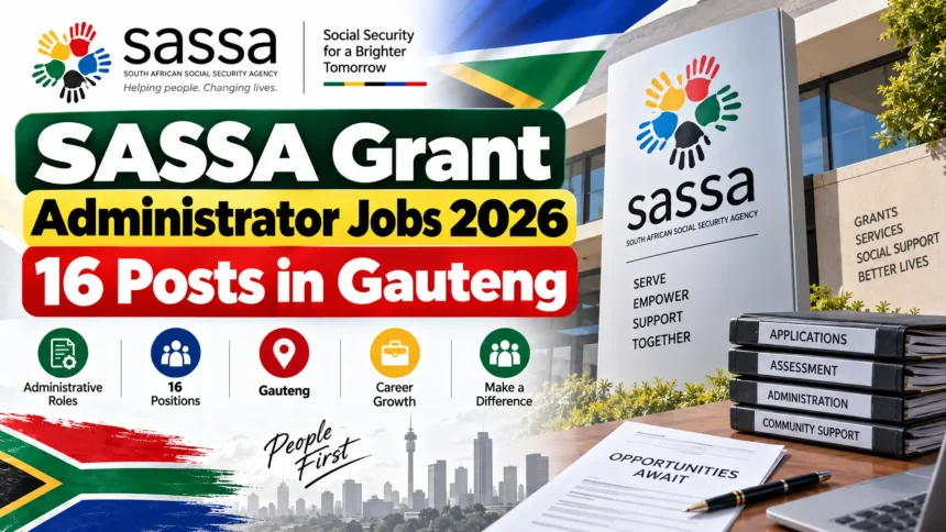 SASSA Grant Administrator Jobs