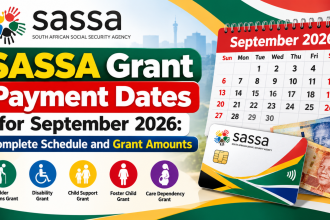 SASSA Grant Payment Dates for September 2026