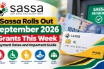 Sassa Rolls Out September 2026 Grants This Week