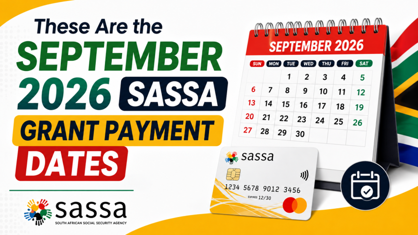 September SASSA Grant Payment Dates 2026