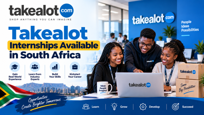 Takealot Internships Available in South Africa