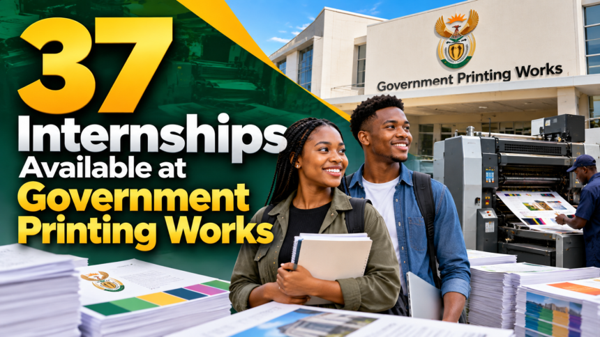 37 Internships Available at Government Printing Works