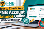 FNB Account Balance Online Without the App