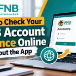 FNB Account Balance Online Without the App