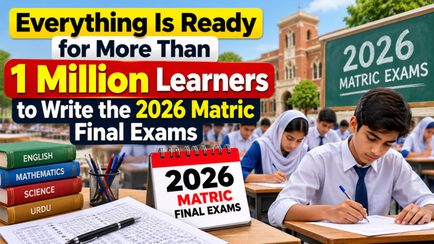 More Than 1 Million Learners to Write Matric Final Exams
