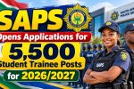 SAPS Opens Applications for 5,500