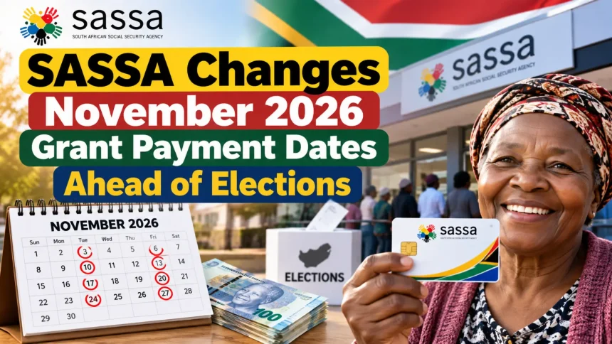 SASSA Changes November 2026