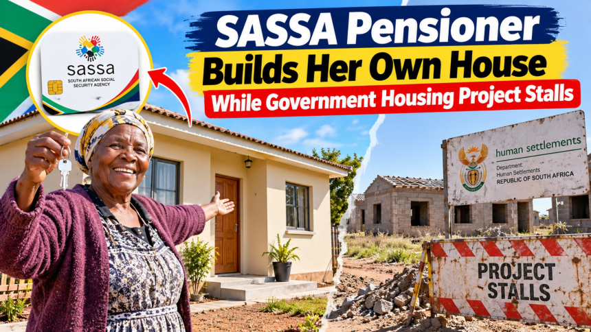 SASSA Pensioner Builds Her Own