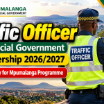 Traffic Officer Provincial Government Learnership 2026/2027
